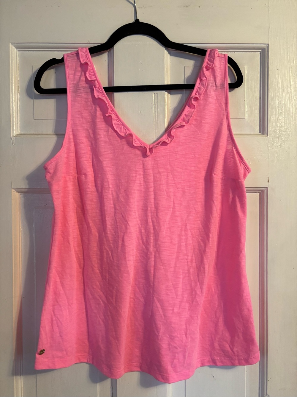 Lilly Pulitzer Ruffle Vneck Top